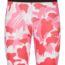 Легинсы с камуфляжным принтом и логотипом