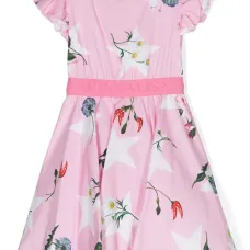 Платье с цветочным принтом