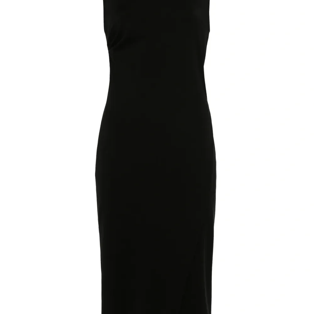 Платье миди с драпировкой