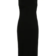 Платье миди с драпировкой