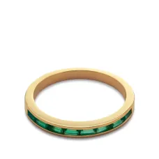 Кольцо Mini Baguette Half Eternity