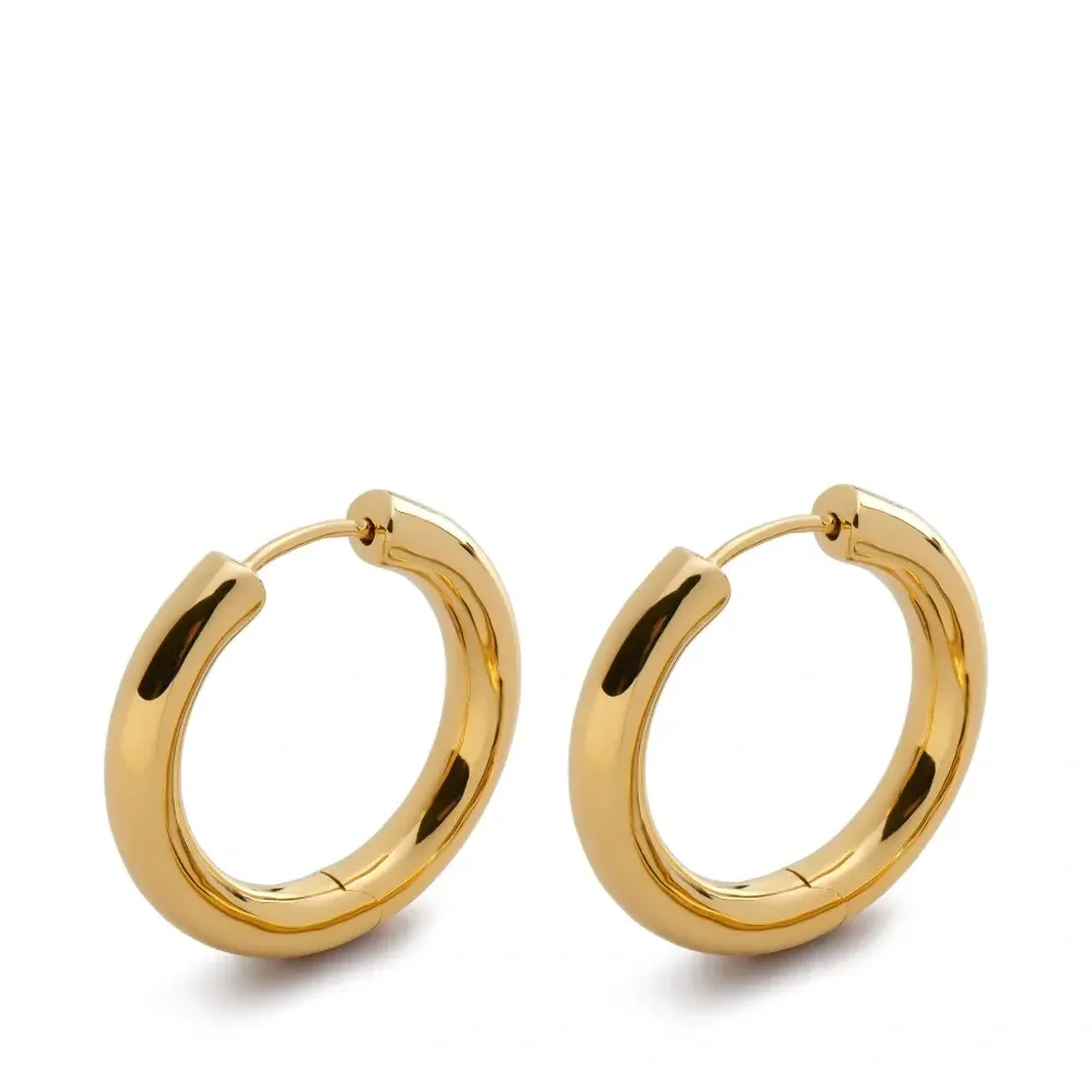 Серьги-кольца Essential среднего размера Серьги-кольца Essential среднего размера