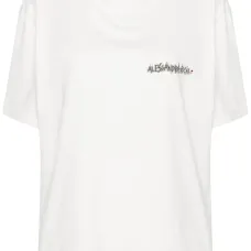 Футболка с графичным принтом и кристаллами Футболка с графичным принтом и кристаллами