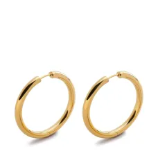 Крупные серьги-кольца Essential