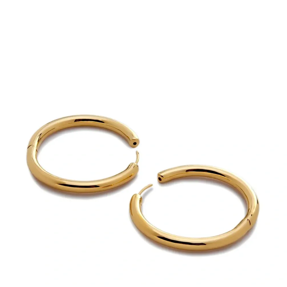 Крупные серьги-кольца Essential