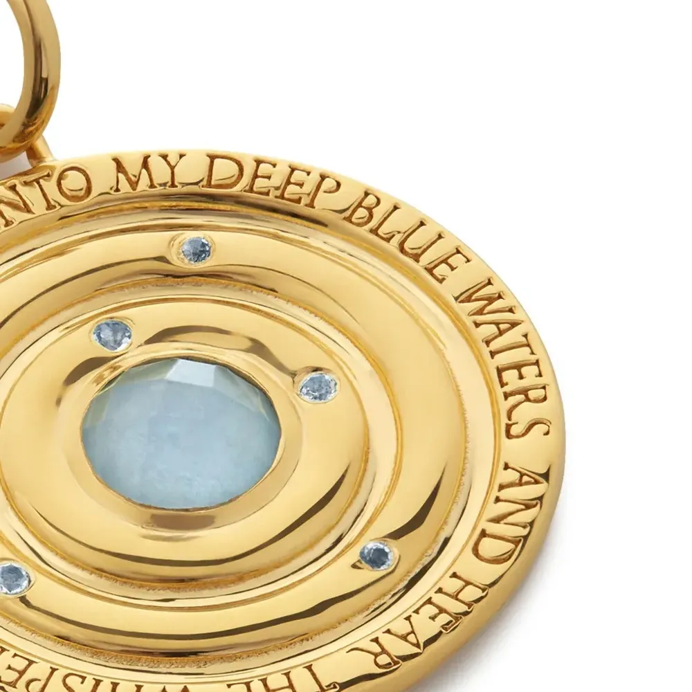 Подвеска Ocean с аквамарином Подвеска Ocean с аквамарином