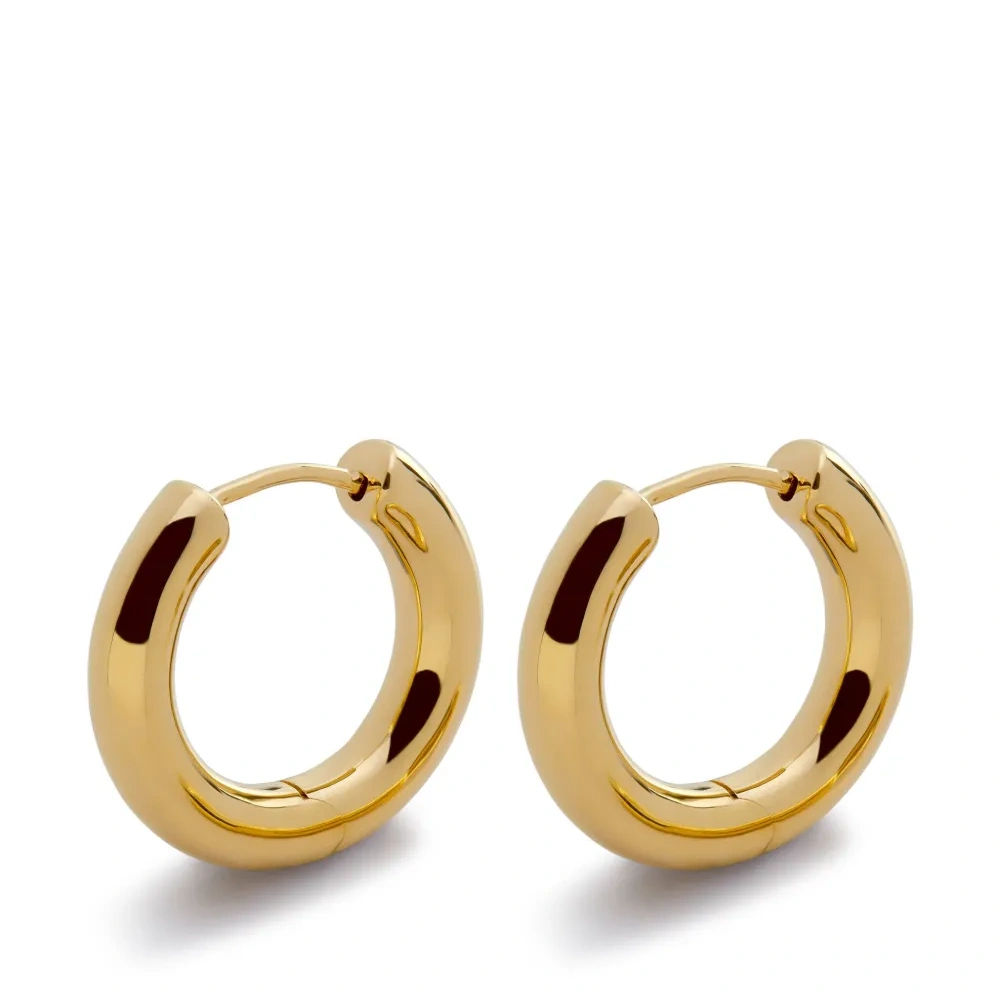 Маленькие серьги-кольца Essential