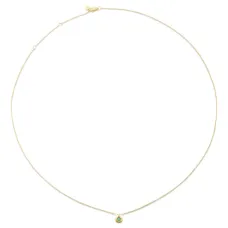 Золотое колье Siren с изумрудом