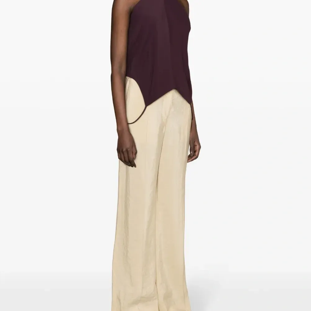 Креповый топ Upside-down