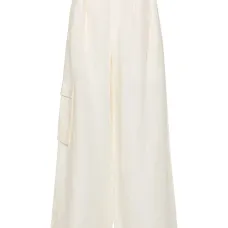 Широкие брюки с поясом Широкие брюки с поясом