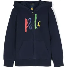 Куртка с капюшоном и логотипом