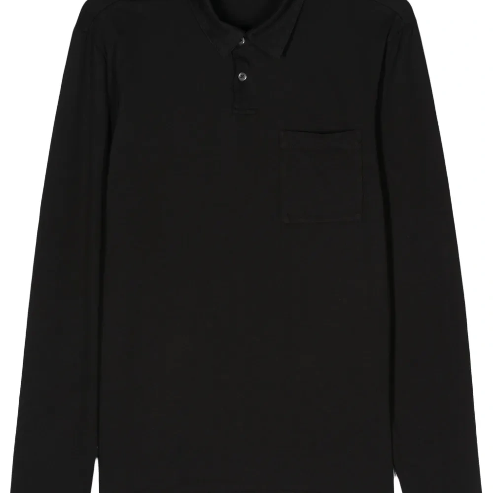 Рубашка поло из джерси с длинными рукавами