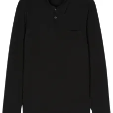 Рубашка поло из джерси с длинными рукавами