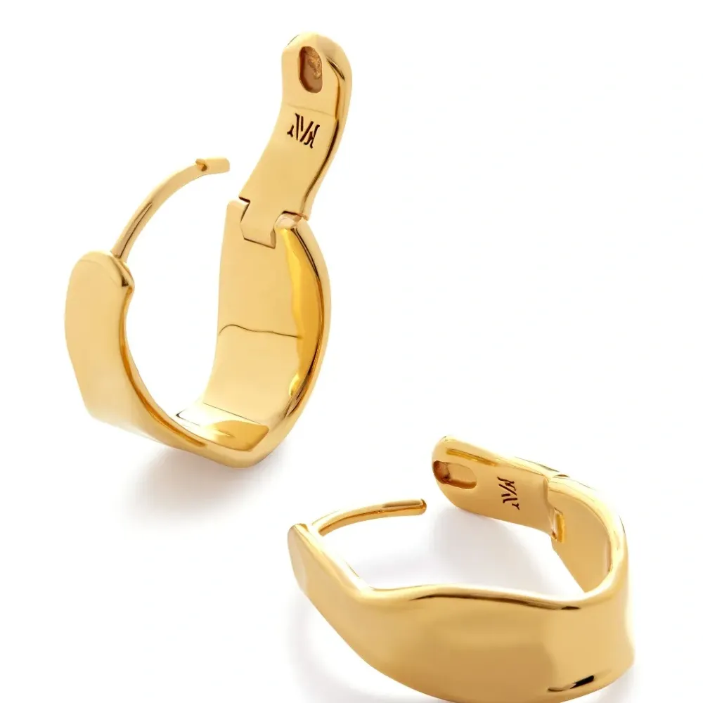 Скульптурные серьги-кольца