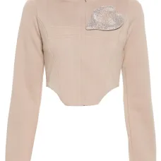 Топ-корсет со стразами