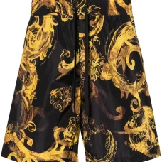 Шорты с эластичным поясом и принтом Baroccoflage