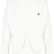 Кардиган с вышитым логотипом