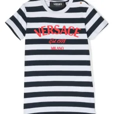 Футболка в полоску с логотипом