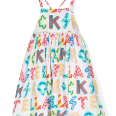 Расклешенное платье с принтом