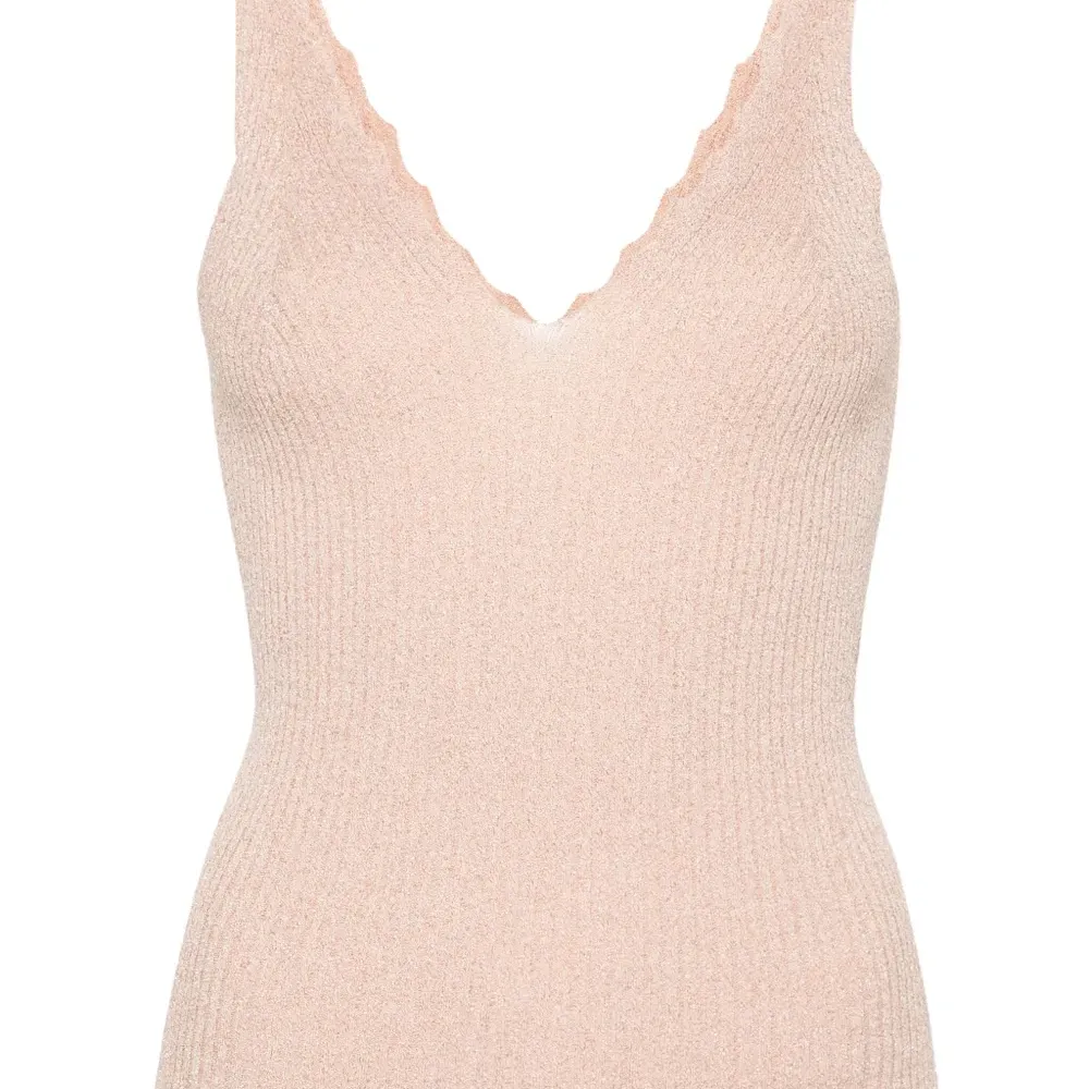 Топ в рубчик с люрексом