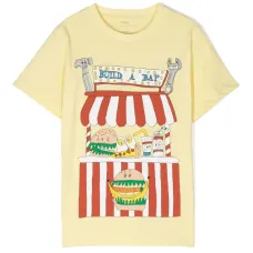 Футболка с принтом Veggie Burger Stand Футболка с принтом Veggie Burger Stand