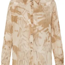 Рубашка с графичным принтом