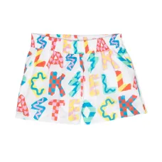 Шорты с эластичным поясом и логотипом Шорты с эластичным поясом и логотипом