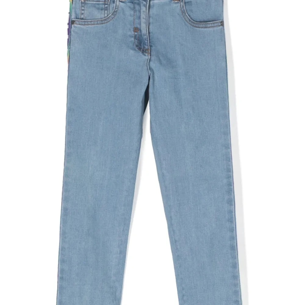 Прямые джинсы с логотипом