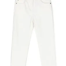 Прямые джинсы средней посадки