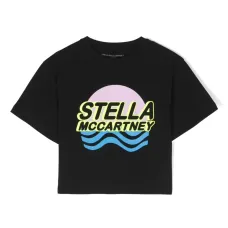 Укороченная футболка с логотипом