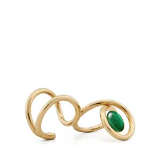 Кольцо Louise Double с камнем