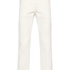 Джинсы средней посадки с нашивкой-логотипом Джинсы средней посадки с нашивкой-логотипом