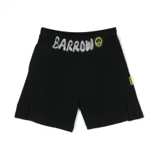 Шорты с эффектом потертости и логотипом