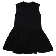 Платье без рукавов с логотипом