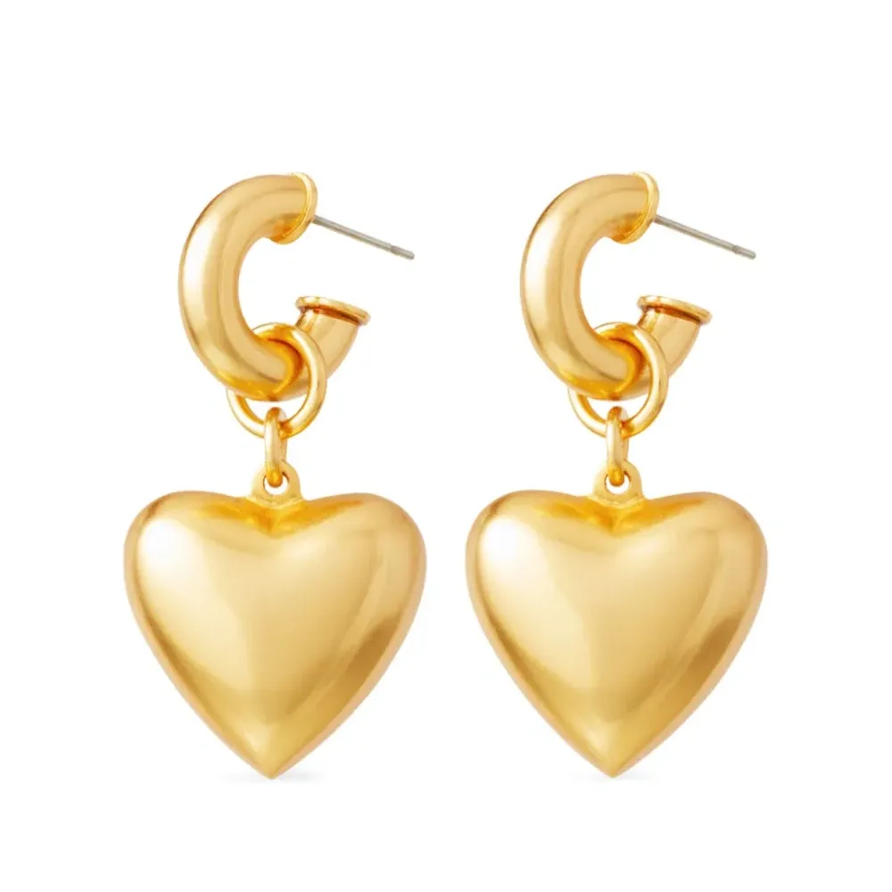 Серьги-подвески The Puffy Heart