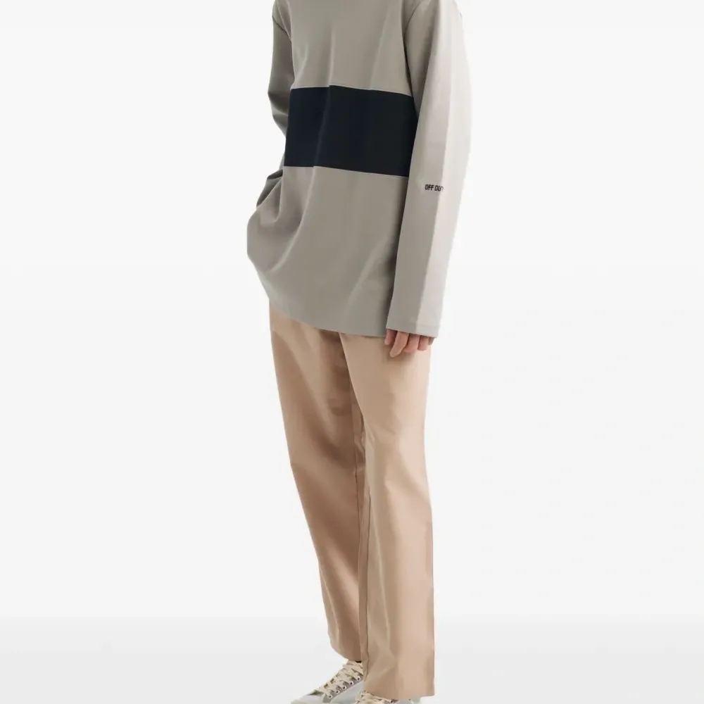 Футболка-пуловер с лентой