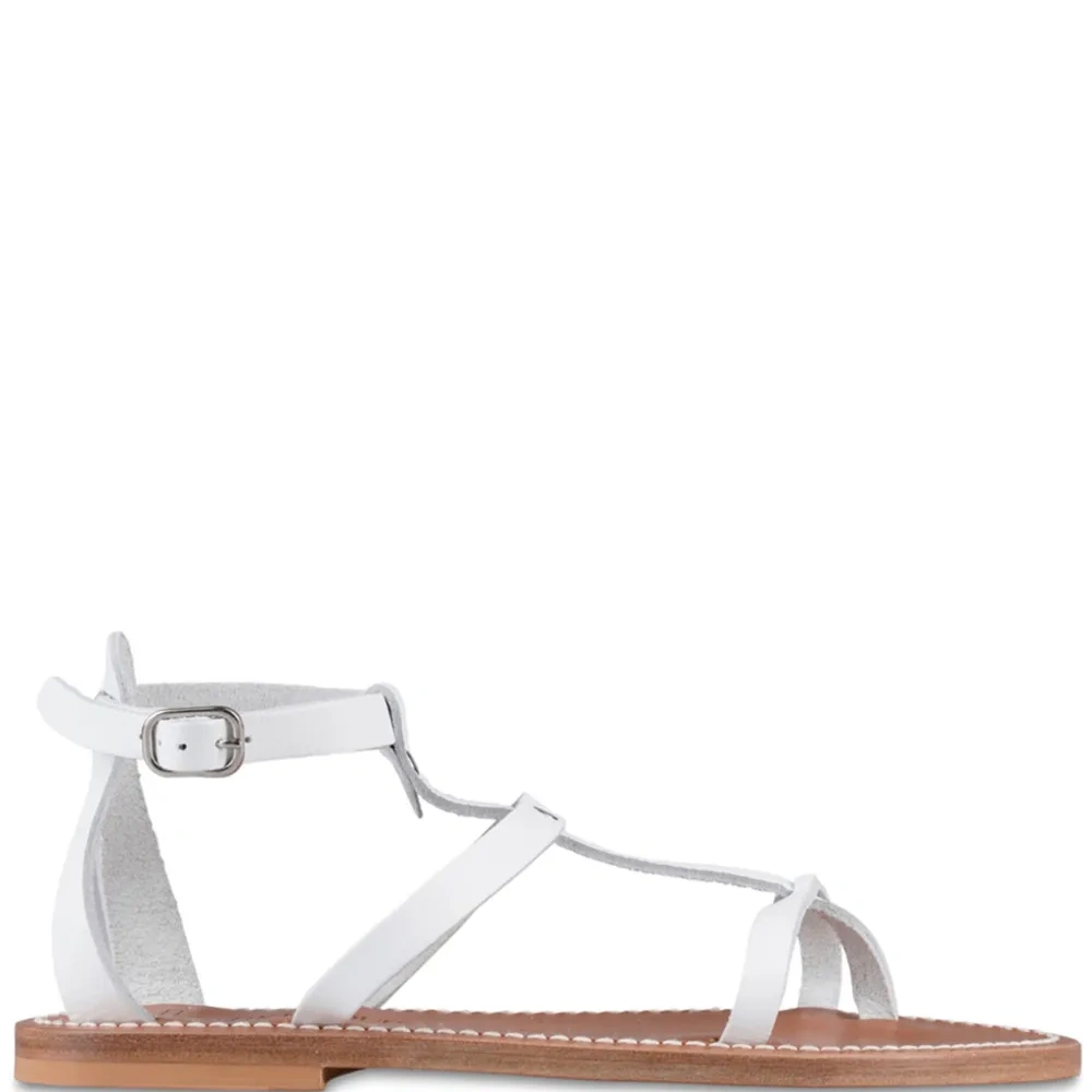 Босоножки с пряжкой на щиколотке