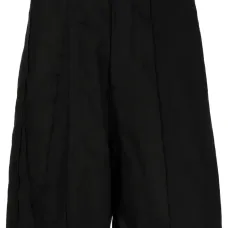 Шерстяные шорты с завышенной талией