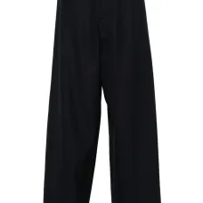 Брюки палаццо с заниженной талией