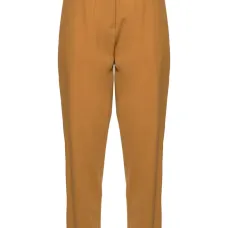 Брюки строгого кроя с завышенной талией