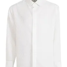 Жаккардовая рубашка с узором пейсли