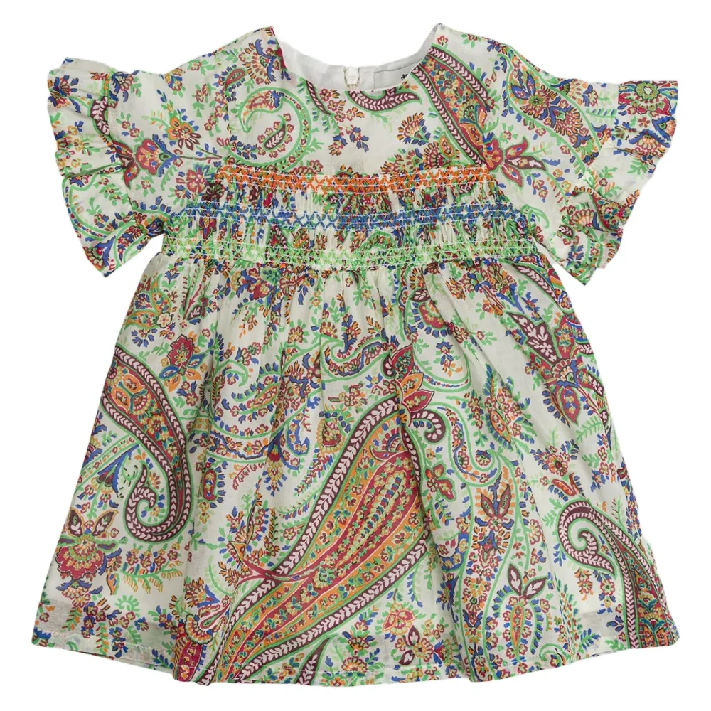 Расклешенное платье с принтом Paisley