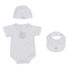 Комплект из трех комбинезонов с принтом Paisley