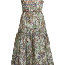 Платье миди с принтом пейсли Платье миди с принтом пейсли