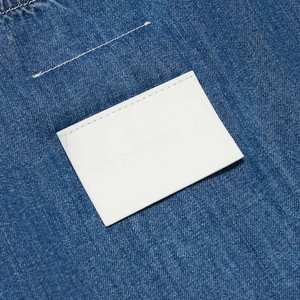 Джинсовое платье без рукавов