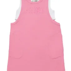 Двухслойное платье без рукавов