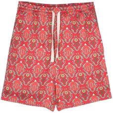 шортый-бермуды с кулиской и графичным принтом шортый-бермуды с кулиской и графичным принтом