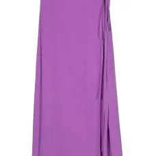 Шелковая юбка с запахом