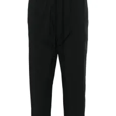 Укороченные брюки с эластичным поясом