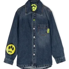 Джинсовая куртка с логотипом Джинсовая куртка с логотипом